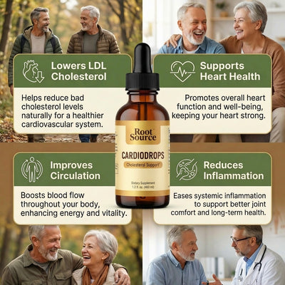 CardioDrops - Benefits Infographic