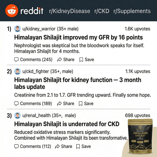 Himalayan Shilajit - Reddit Social Proof